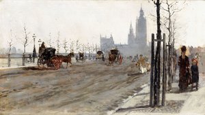 Victoria Embankment, Lontoo, 1875