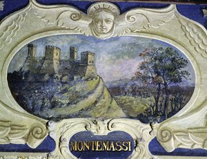 Montemassi, sarjasta cartusses, jotka kuvaavat kuvia Conte Pannochieschi d