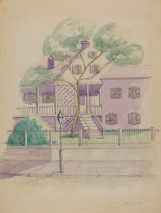 Vanha hollantilainen maalaistalo, n. 1936.