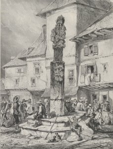 Chaudesaigues Cross, 1831.