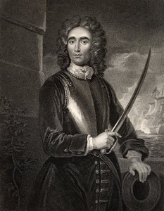 John Benbow, kaiverrettu W.T. Mote, "The National Portrait Gallery, Volume IV", julkaistu noin 1820 (litho) tekijältä Godfrey (after) Kneller