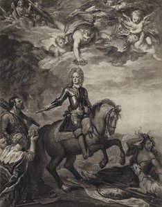 John Churchill, Marlboroughin herttua (litho) tekijältä Godfrey (after) Kneller