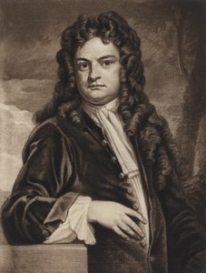 Sir Richard Steele (litho) tekijältä Godfrey (after) Kneller