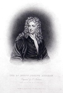 Rt Hon Joseph Addison (kaiverrus) tekijältä Godfrey (after) Kneller
