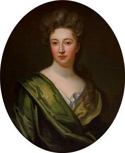 Lady Diana Feildingin muotokuva (1659-1731), n. 1679-1723 (öljy kankaalle) tekijältä Godfrey (studio of) Kneller