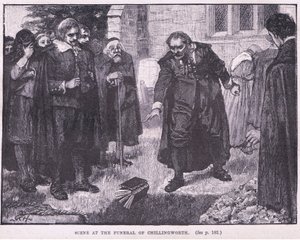 Kohtaus Chillingworthin hautajaisissa 1644 jKr