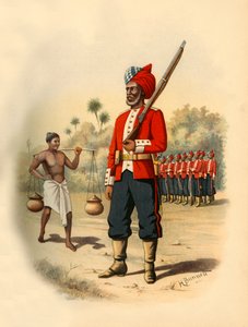 Ensimmäinen Madras Pioneers, 1890. tekijältä Godfrey Douglas Giles