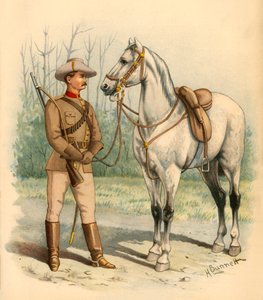 Victorian Mounted Rifles, 1890.