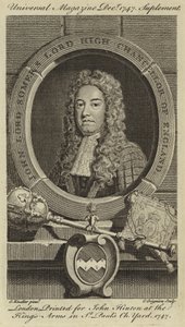 John Lord Somers, Englannin lordi korkeakansleri tekijältä Godfrey Kneller