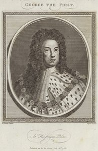 Ison-Britannian ja Irlannin kuningas George I tekijältä Godfrey Kneller