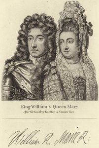 Kuningas William ja kuningatar Maria tekijältä Godfrey Kneller