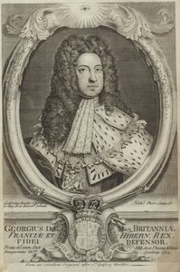 Ison-Britannian Irlannin George I:n muotokuva tekijältä Godfrey Kneller