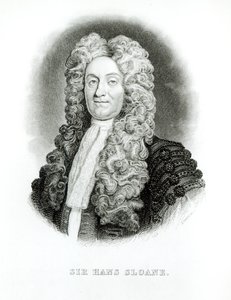William Home Lizarsin (1788-1859) kaivertama Sir Hans Sloane (1660-1753) Sloanen muistelmaa varten Jardinen luonnontieteilijöiden kirjastossa, n. 1833-45 tekijältä Godfrey Kneller