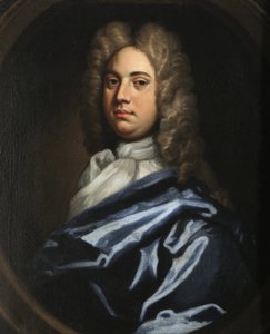 Gentlemanin muotokuva tekijältä Godfrey follower of Kneller