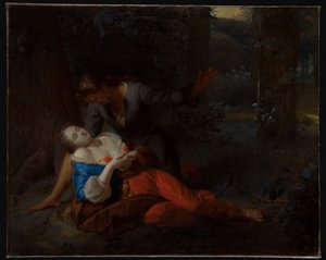 Cephalus ja Procris tekijältä Godfried Schalcken