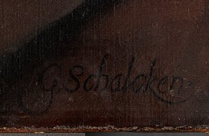 Omakuva (yksityiskohta), ennen vuotta 1706 (öljy kankaalle)