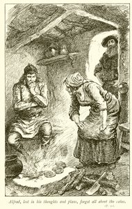 Alfred polttaa kakkuja tekijältä Gordon Frederick Browne