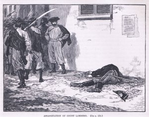 Kreivi Lambergin salamurha 1849 AD tekijältä Gordon Frederick Browne