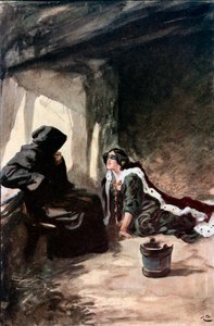 Hän kohotti päätään hitaasti ja tuijotti häntä naamionsa läpi tekijältä Gordon Frederick Browne