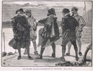 Stukeley pidätti Sir Walter Raleighin uudelleen vuonna 1618 tekijältä Gordon Frederick Browne