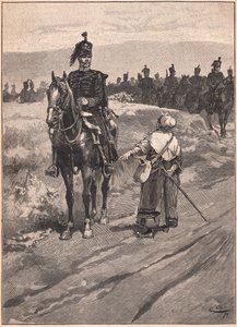 Brunswickin herttua ja hänen husaarit (mustat brunswickerit) jKr 1810 tekijältä Gordon Frederick Browne