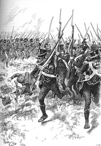 He murtuivat ja pakenivat Maidan suuntaan, 1902 tekijältä Gordon Frederick Browne