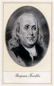Benjamin Franklin, Yhdysvaltain poliittinen hahmo ja valtiomiehet, 1900-luvun alku tekijältä Gordon Ross