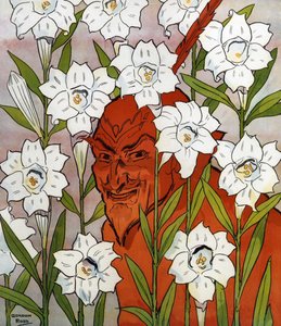 Puck-lehden kansi, n. 1910 (värilitho) tekijältä Gordon Ross