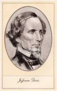 Jefferson Davis, amerikkalainen sotilas ja poliitikko, 1900-luvun alku tekijältä Gordon Ross