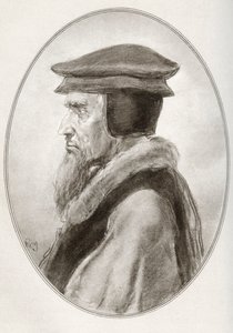 John Calvin, syntynyt Jehan Cauvin, kirjasta Living Biographies of Religious Leaders tekijältä Gordon Ross