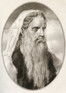 Mooses, Abrahamilaisten uskontojen profeetta, israelilaisten johtaja ja lainvalvoja, kirjasta Living Biographies of Religious Leaders tekijältä Gordon Ross