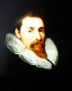 Gentlemanin muotokuva (öljy paneelille) tekijältä Gortzius (style of) Geldorp