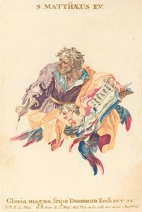 Pyhä Matteus evankelista tekijältä Gottfried Bernhard Götz