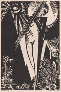 Nimetön (Girl with Bird of Paradise) tekijältä Gottfried Graf