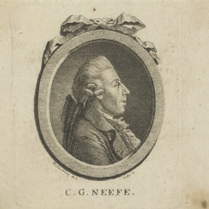 Muotokuva säveltäjä Christian Gottlob Neefestä 1748-1798 n. 1780. tekijältä Gottlob August Liebe