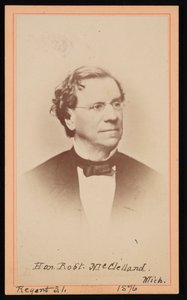Robert McClellandin muotokuva 1807-1880, 1876. tekijältä Gottschalk Grelling