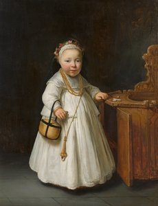 Tyttö syöttötuolilla, 1640