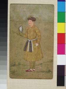 Khan ‘Alam, Mughal-keisari Jahangirin haukkametsästäjä ja hänen Iranin-suurlähettiläs haukalla, n. 1610-20