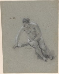 Istuva nainen tekijältä Govert Flinck (attributed to)