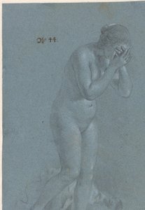 Pysyvä nainen silmät peitettyinä tekijältä Govert Flinck (attributed to)