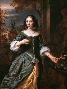 Susanna van Baerlen muotokuva (1622-1674) tekijältä Govert Flinck