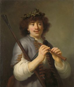 Rembrandt paimen, sauva ja huilu Rembrandt paimen, sauva ja huilu
