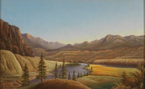 Näkymä Okanagan-järvelle, Brittiläinen Kolumbia tekijältä Grafton Tyler Brown