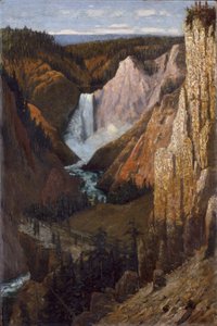 Näkymä alajuoksulle, Yellowstonen Grand Canyoniin tekijältä Grafton Tyler Brown