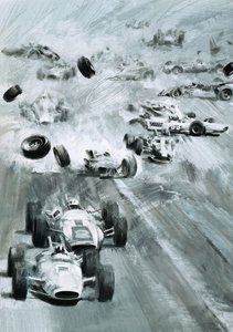 Autojen kolarit Indianapolis 500 -kilpailussa tekijältä Graham Coton