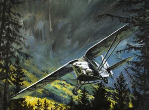 Uraauurtava lentäjä Bert Hinkler kamppailee hallitakseen De Havilland -lentokonettaan... tekijältä Graham Coton