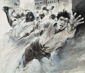 William Robinson, Amerikkalainen matkailija (guassi paperille) tekijältä Graham Coton