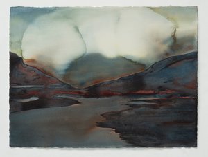 Fjord 1, 2025 (akvarelli)