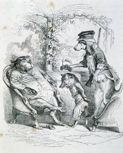 The Two Dogs and the Riffler Fox - kirjoittanut Grandville tekijältä Grandville