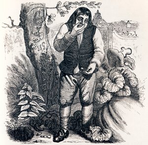 Tammenterho ja kurpitsa (Le gland et la citrouille) - La Fontainen tarinoita tekijältä Grandville